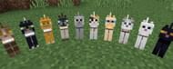 Breeds of cats (Image via Minecraft Wiki)